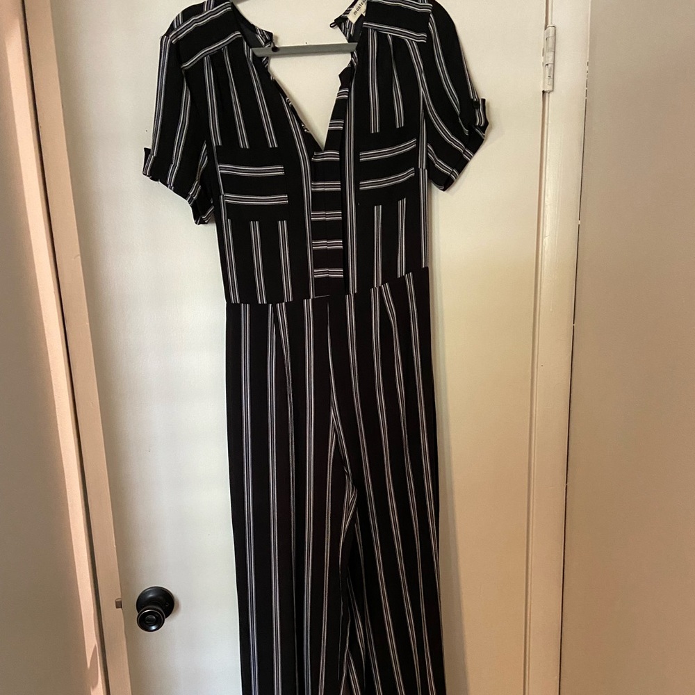 Stripped Pant Jumpsuit
